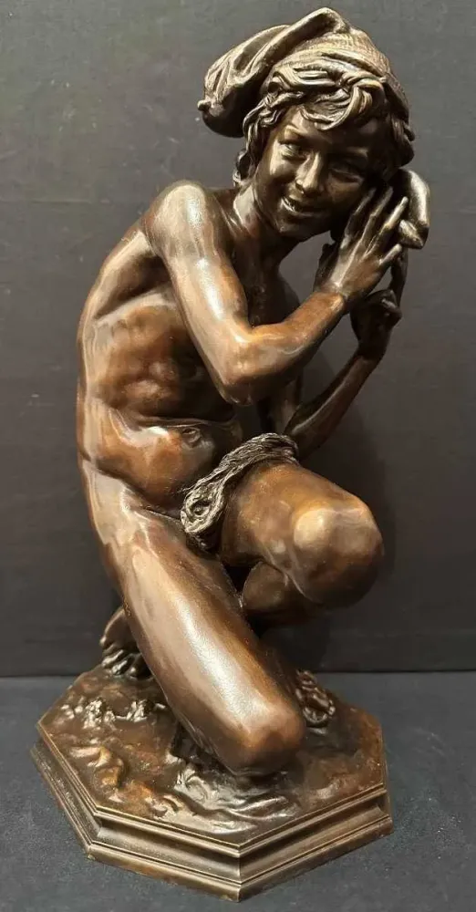 Bronze : Le pêcheur Napolitain - Jean-Baptiste Carpeaux