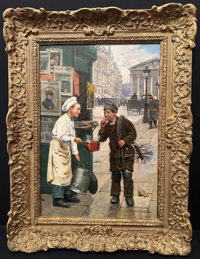 Tableau : Les bons amis - Chocarne-Moreau